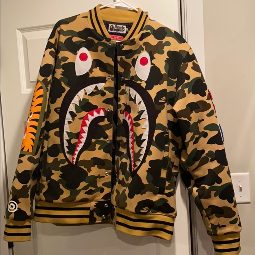 Bape varsity jacket XL